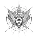 metatron archangel  tattoo design idea