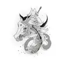 dullahan tattoo design idea