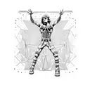 sticky fingers band albums tattoo design idea