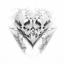 broken heart tattoo design idea