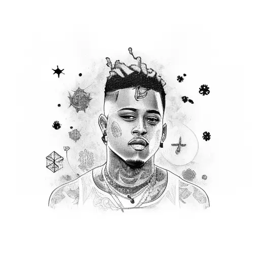 xxxtentacione tattoo design idea