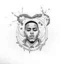 xxxtentacione tattoo design idea