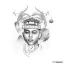 xxxtentacione tattoo design idea