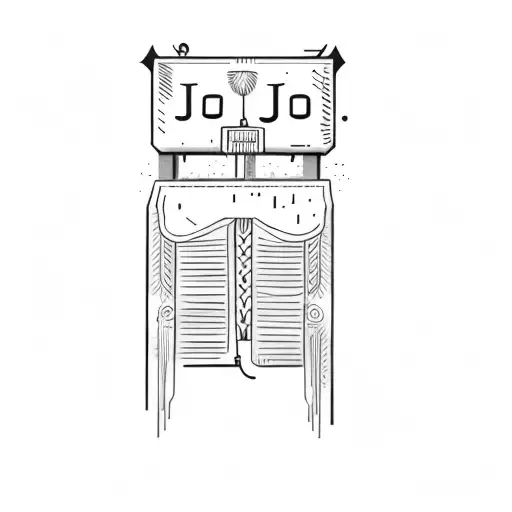 jo jo BAR tattoo design idea