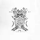 jo jo BAR tattoo design idea