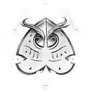 ouija planchette tattoo design idea