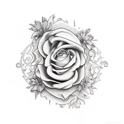 Renaissance tattoo design idea