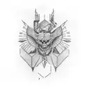 Da vinci  tattoo design idea