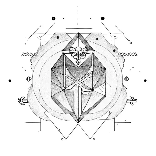 Libra and Leo zodiacs signs tattoo design idea