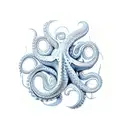 fractal octopus tattoo design idea