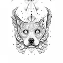 pet loss tattoo design idea
