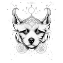 pet loss tattoo design idea