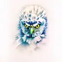 Harpy eagle tattoo design idea