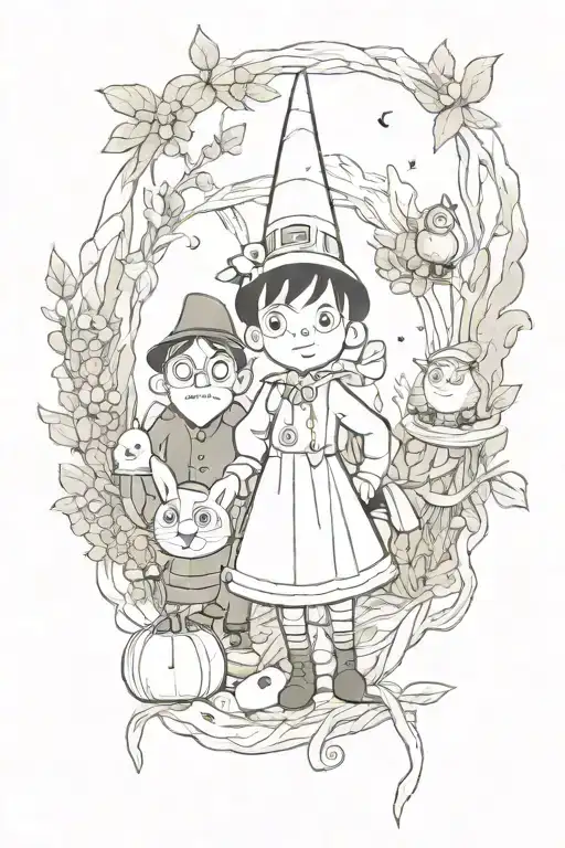 Over the garden wall  tattoo design idea