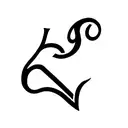 L and J initial with heart in between  tattoo design idea