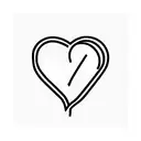 L and J initial with heart in between  tattoo design idea