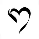 L and J initial with heart  tattoo design idea