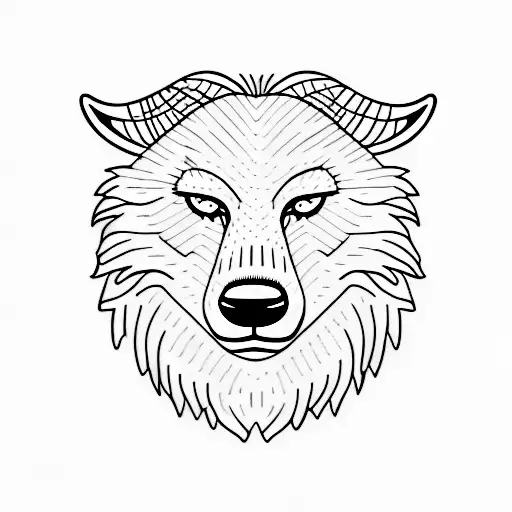 sheep disguised as a wolf tattoo design idea