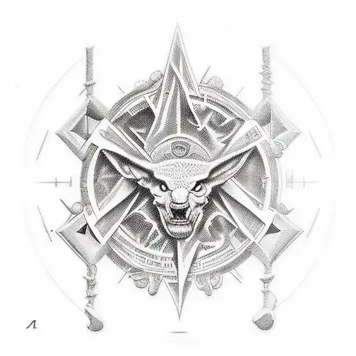 iluminatti, jesus, piramids, time, money tattoo design idea