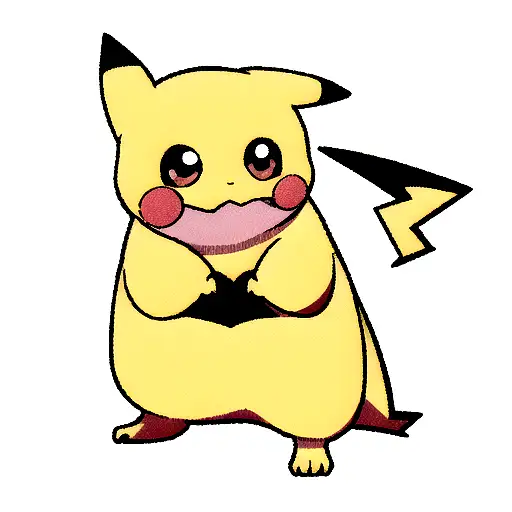 detective pikachu tattoo design idea