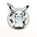 pikachu tattoo design idea