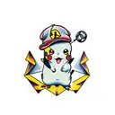 pikachu tattoo design idea