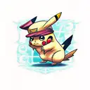 pikachu tattoo design idea