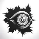 sharingan eye tattoo design idea