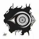 sharingan eye tattoo design idea
