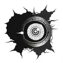 sharingan eye tattoo design idea