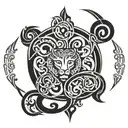 combined zodiac signs Virgo,leo,Cancer,Gemini tattoo design idea