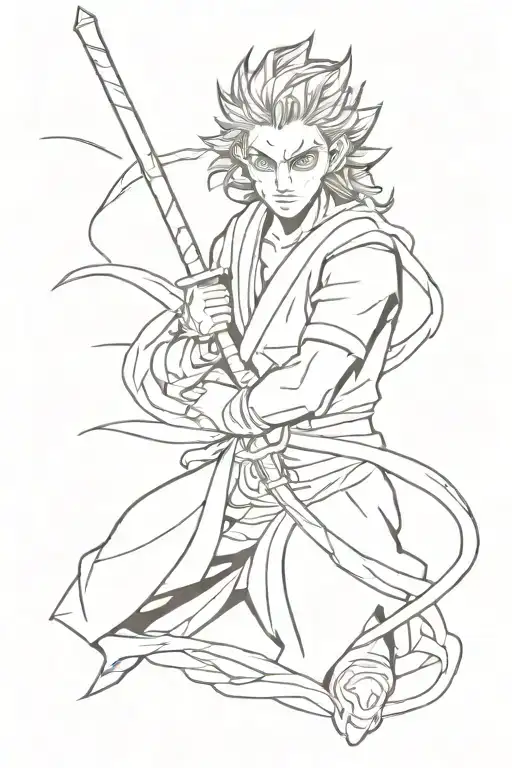 Demon Slayer tattoo design idea