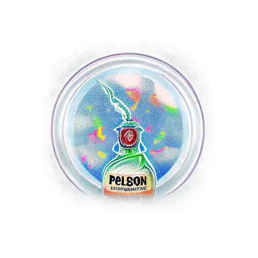 bottle of poison tattoo design idea