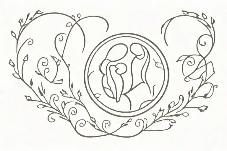 family first  tattoo design idea