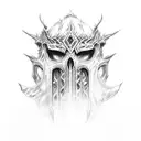 lich king tattoo design idea
