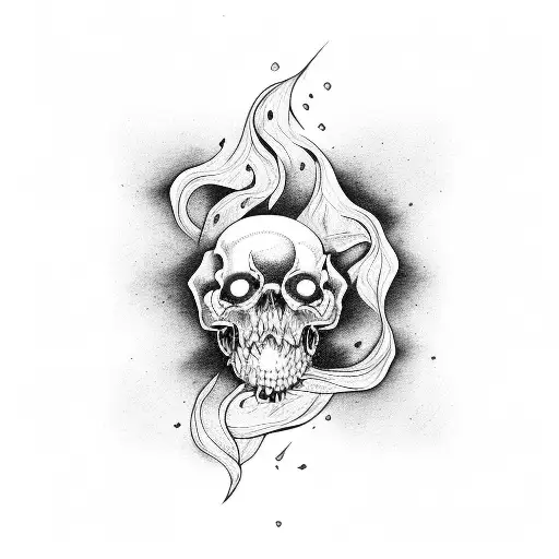 rich risk words tattoo design idea