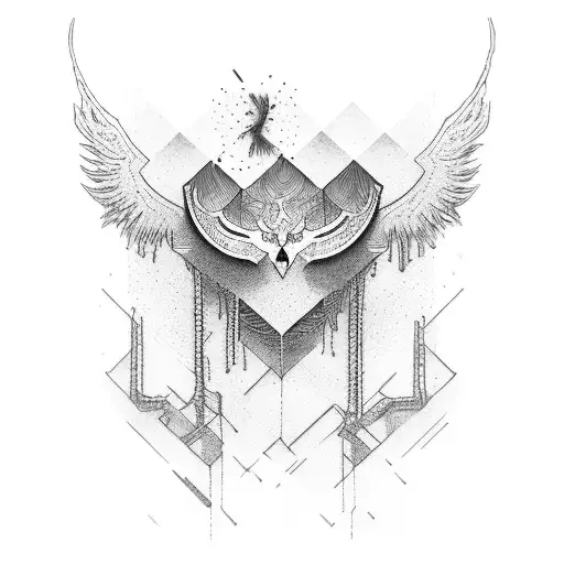 the words rich risk tattoo design idea