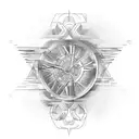 Roman numerals  tattoo design idea