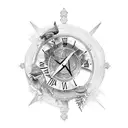 Roman numerals  tattoo design idea