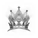 King's Crown and Queen's crown tattoo design idea