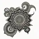 Hypnosis tattoo design idea