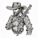 read dead redemption 2 tattoo design idea