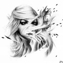 Freedom tattoo design idea