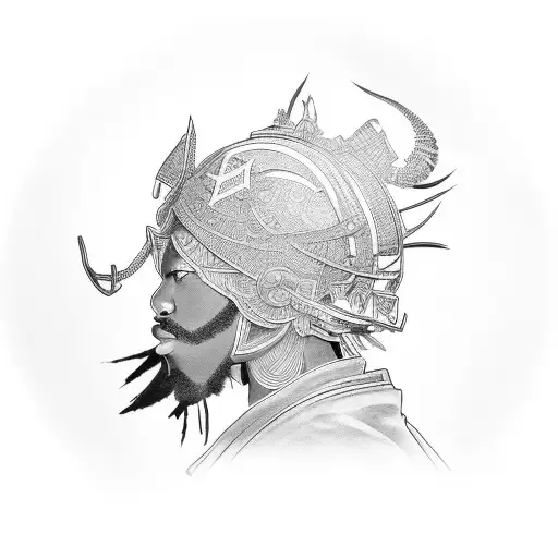 Yasuke tattoo design idea