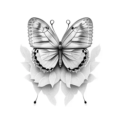 to pimp a butterfly  tattoo design idea