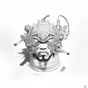 Yasuke tattoo design idea