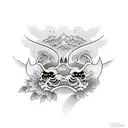 espada y craneo tattoo design idea