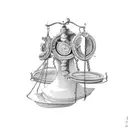  libra scales  tattoo design idea