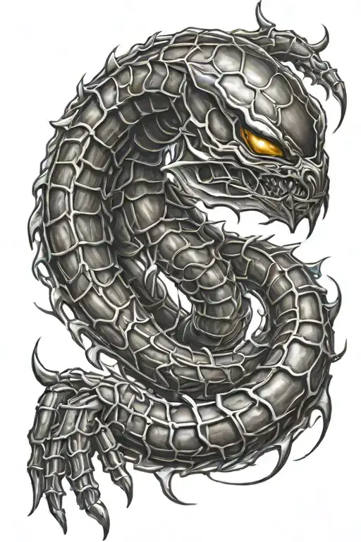 Scorpion Mortal Kombat tattoo design idea