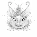 catfish marijuana tattoo design idea